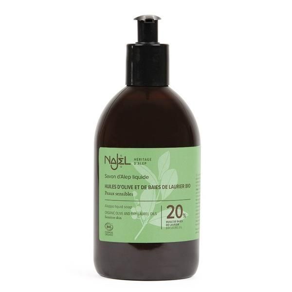 Najel Течен Aleppo сапун 20% масло от Бей Najel, 500 мл