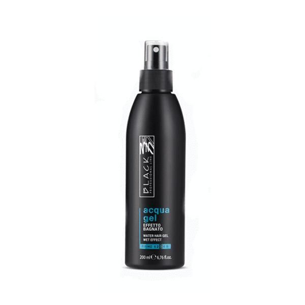 Black Professional Line Течен фиксиращ гел с аспект Wet Look Putere 3 - Black Professional Line Acqua Gel Spray Wet Look Liquid Gel, 200мл