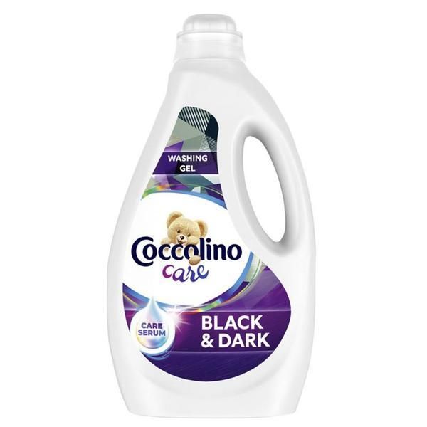 Coccolino Течен гелообразен перилен препарат - Coccolino Care Black &amp; Dark Washing Gel, 45 пранета, 1800 мл