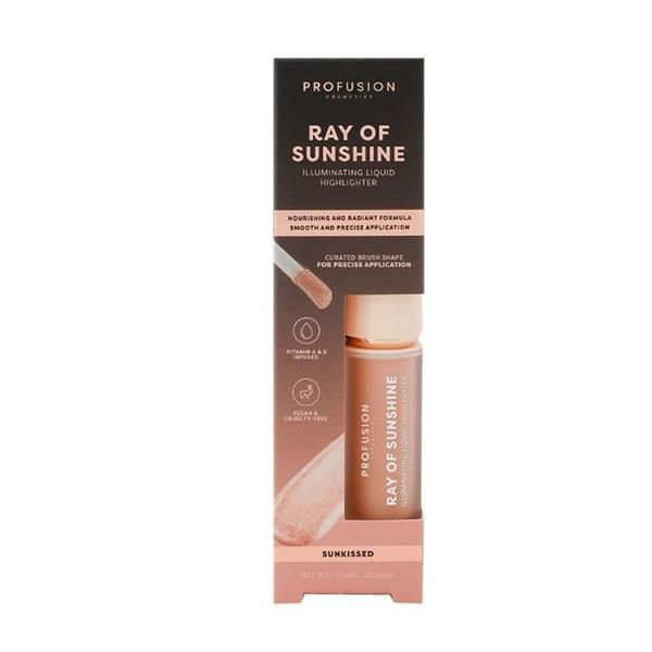 Profusion Течен хайлайтър - Хайлайтър Ray of Sunshine на Profusion Cosmetics, нюанс Sunkissed, 4 мл