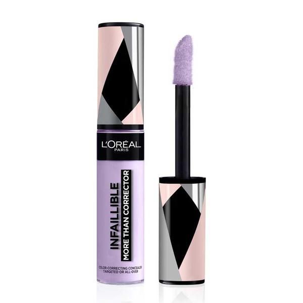 L'Oreal Paris Течен коректор - L&#039;Oreal Paris Infaillible More Than Corrector, нюанс 002 Blue Lavender, 11 мл