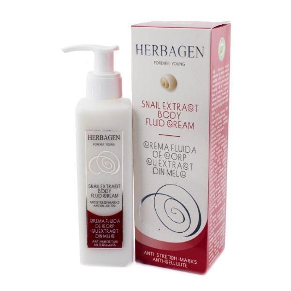 Herbagen Течен крем за тяло с екстракт от охлюв Herbagen, 200г