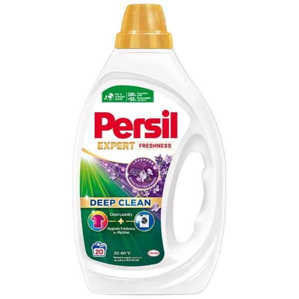 Persil Течен перилен препарат - Persil Deep Clean Gel Expert Freshness Lavender, 20 пранета, 900 мл