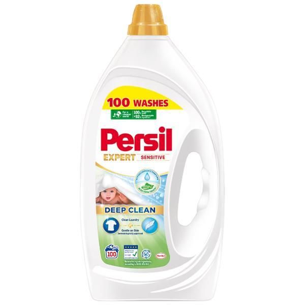 Persil Течен перилен препарат - Persil Deep Clean Gel Expert Sensitive, 100 пранета, 4500 мл