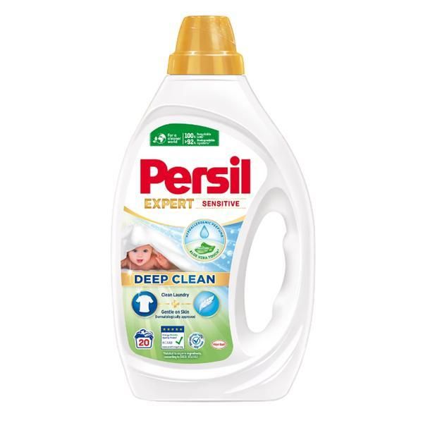 Persil Течен перилен препарат - Persil Deep Clean Gel Expert Sensitive, 20 пранета, 900 мл
