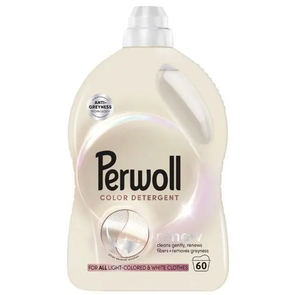 Perwoll Течен перилен препарат - Perwoll Color, 60 пранета, 3000 мл