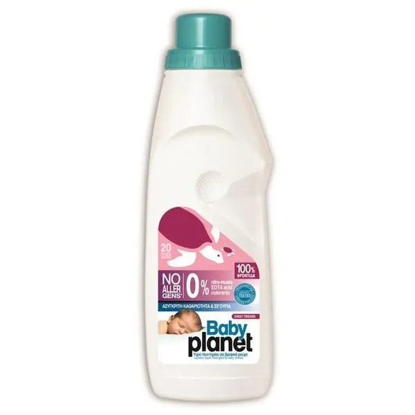 My Planet Течен перилен препарат за бебешки дрехи - My Planet Baby Sweet Dreams, 20 пранета, 1160 мл