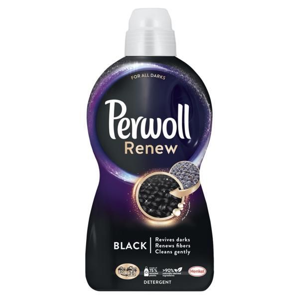 Perwoll Течен перилен препарат за черни дрехи - Perwoll Renew Black, 1980 мл