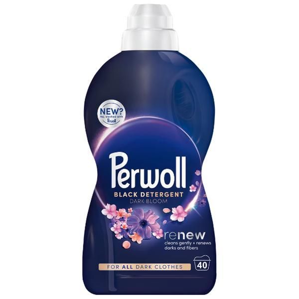 Perwoll Течен перилен препарат за черни дрехи - Perwoll Renew Dark Bloom, 40 пранета, 2000 мл