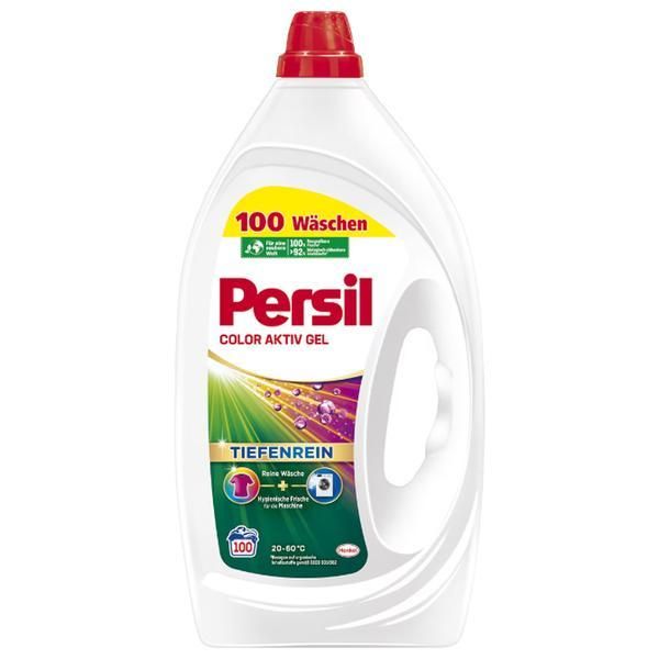 Persil Течен препарат за цветни дрехи - Persil Color Active Gel Deep Clean, 100 пранета, 4500 мл