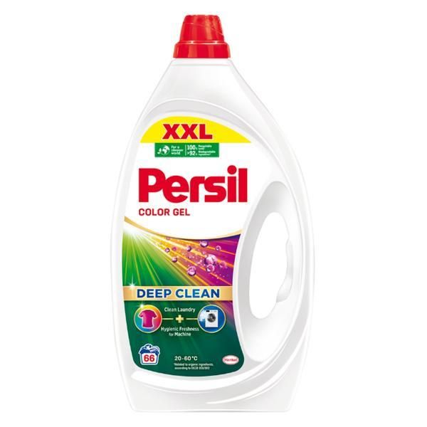 Persil Течен препарат за цветни дрехи - Persil Color Active Gel Deep Clean, 66 пранета, 2970 мл