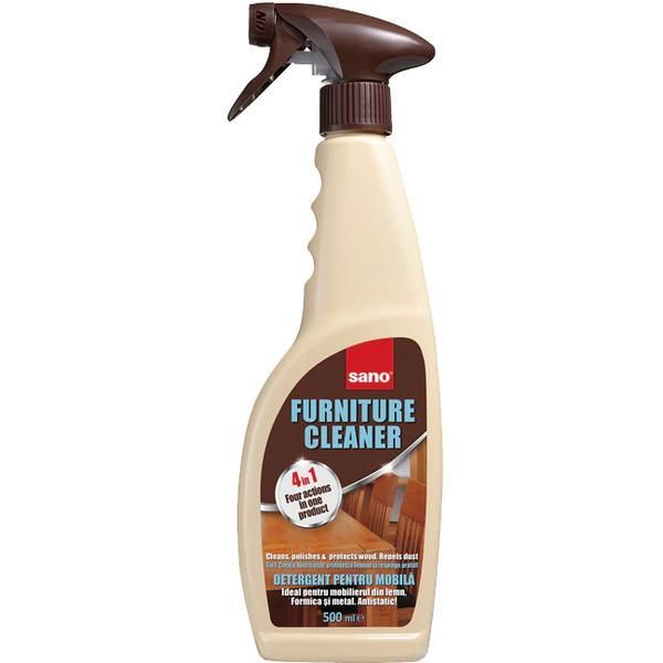 Sano Течен препарат за мебели 4 в 1 - Sano Furniture Cleaner 4 в 1, 500 мл