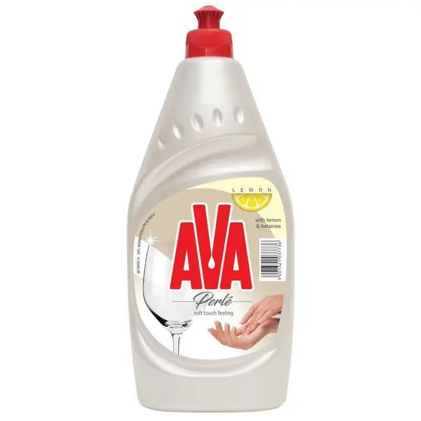 AVA Течен препарат за миене на съдове - AVA Lemon Pearls, 900 мл