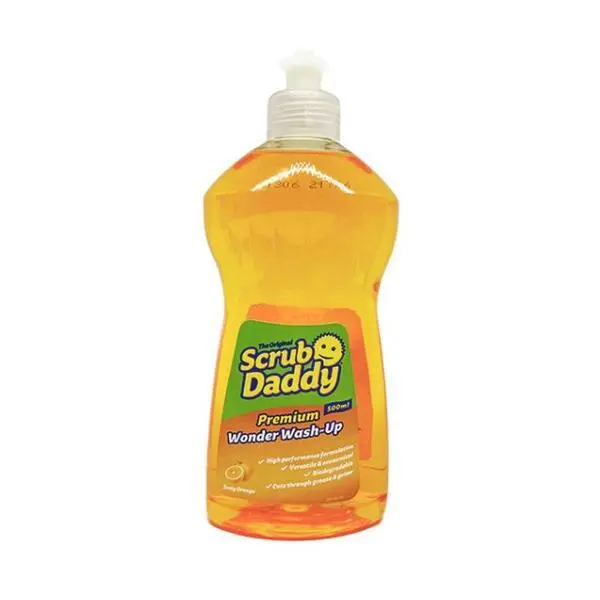 Scrub Daddy Течен препарат за миене на съдове - Scrub Daddy Premium Wonder Wash-Up, 500 мл