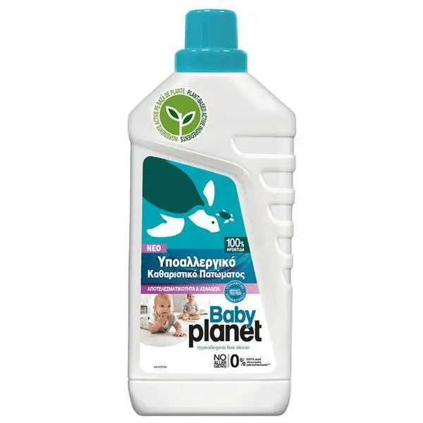 My Planet Течен препарат за почистване на подове за множество повърхности - My Planet Baby Hyperallergenio Floor Cleaner, 1000 мл