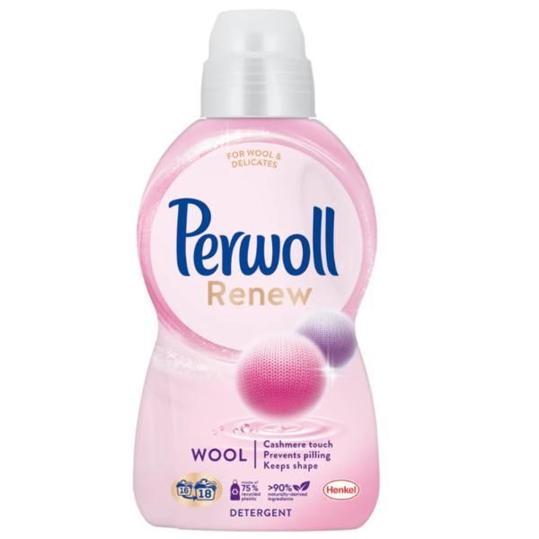 Perwoll Течен препарат за вълна и деликатни дрехи - Perwoll Renew Wool, 990 мл