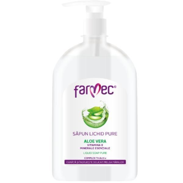 Farmec Течен сапун Pure Aloe Vera Farmec, 500 мл