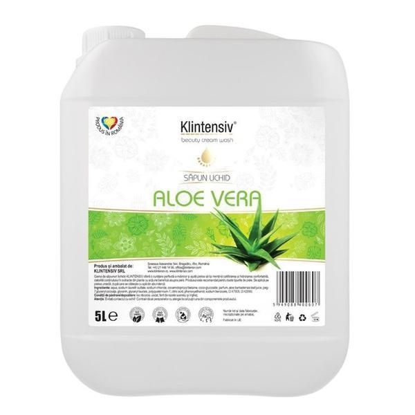 Klintensiv Течен сапун с алое вера - Klintensiv Beauty Cream Wash Aloe Vera, 5000 мл