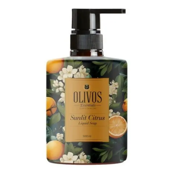 Olivos Течен сапун с аромат на мандарина - Olivos Sunlit Citrus Liquid Soap, 500 мл