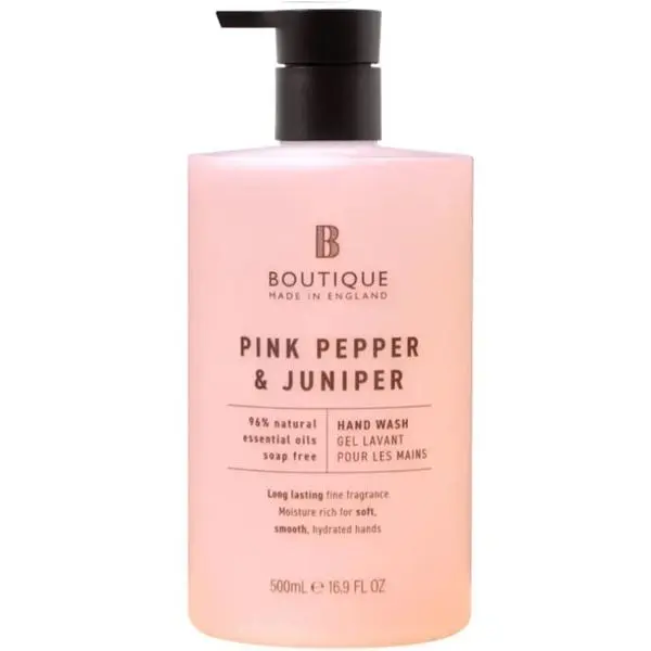 Boutique Течен сапун с аромат на розов пипер и хвойна - Boutique Hand Wash, 500 мл