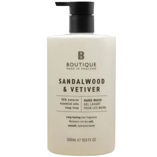 Boutique Течен сапун с аромат на сандалово дърво и ветивер - Boutique Hand Wash, 500 мл