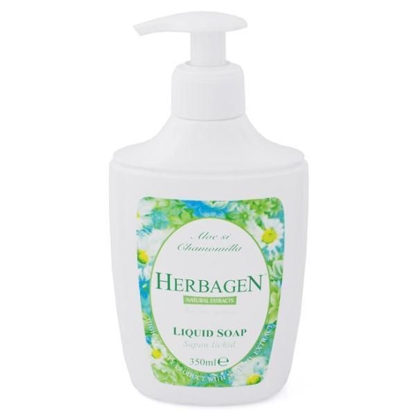 Herbagen Течен сапун с екстракти от алое и лайка Herbagen, 350мл