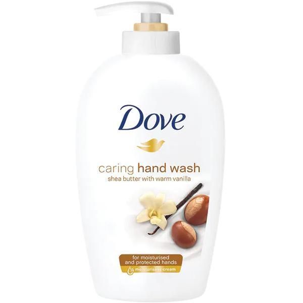 Dove Течен сапун с масло от ший и масло от ванилия - Dove Caring Hand Wash, 250 мл
