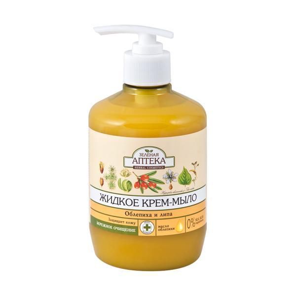 Zelenaya Apteka Течен сапун с облепиха и чаени екстракти Zelenaya Apteka, 460мл