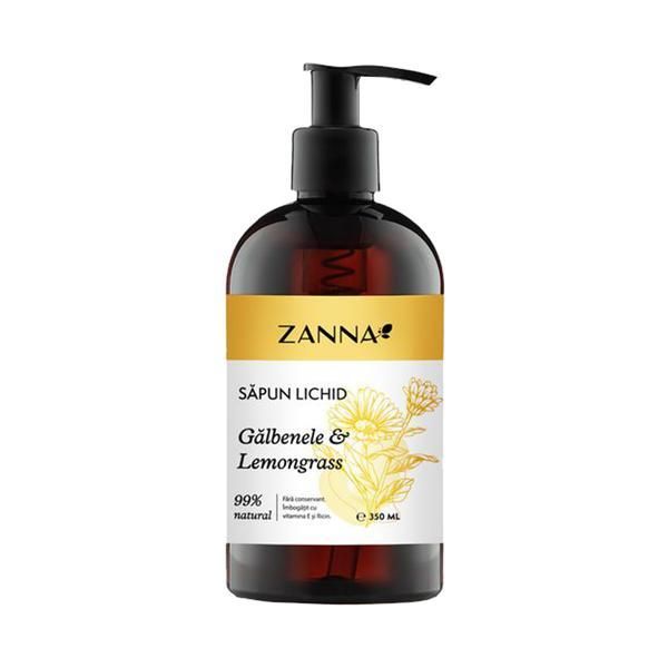 Zanna Течен сапун с жълти и лимонова трева Zanna, 350 мл