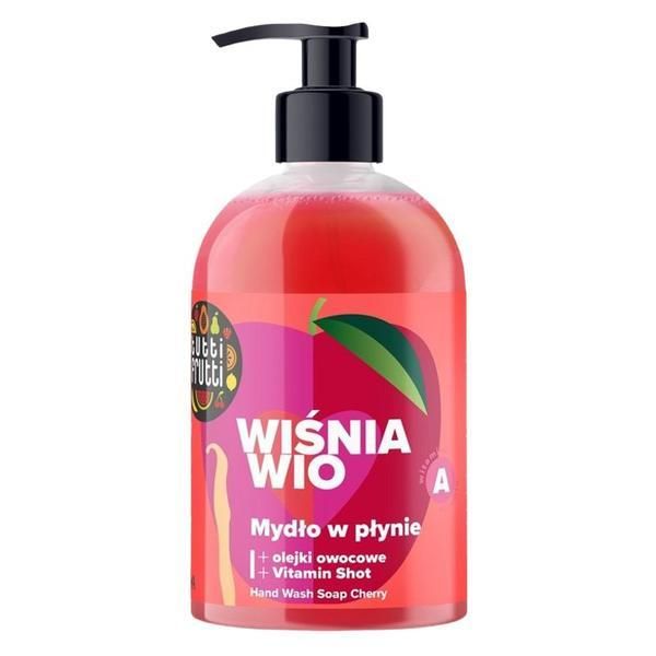 Farmona Течен сапун за измиване на ръце с череша - Tutti Frutti Hand Wash Soap, Farmona, 500 мл