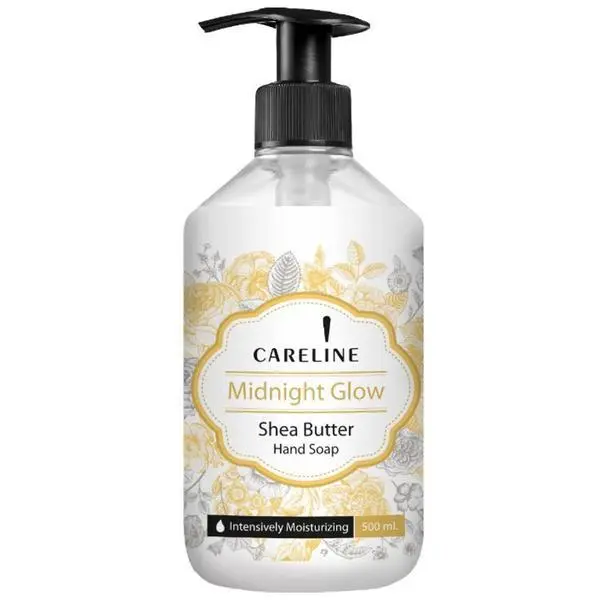 Careline Течен сапун за ръце - Careline Midnight Glow Shea Butter Hand Soap, 500 мл
