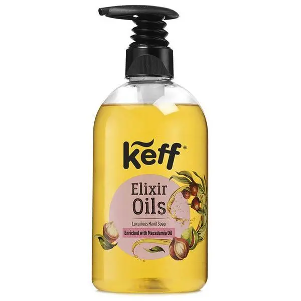 Keff Течен сапун за ръце - Keff Elixir Oils Macadamia Oil, 500 мл