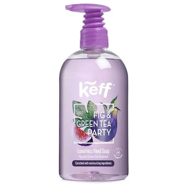 Keff Течен сапун за ръце - Keff Fig &amp; Green Tea Party, 500 мл