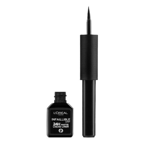 L'Oreal Paris Течна очна линия - L&#039;Oreal Paris Matte Signature Liquid Eyeliner, нюанс 01 Ink Black, 1 бр