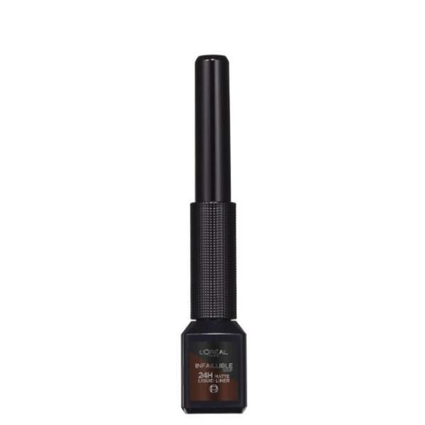L'Oreal Paris Течна очна линия - L&#039;Oreal Paris Matte Signature Liquid Eyeliner, нюанс 03 Brown, 1 бр