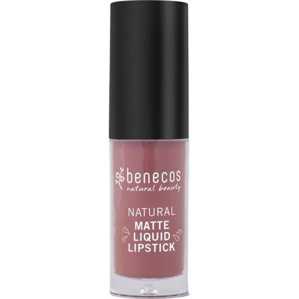 Benecos Течно червило матово Rosewood Romance Benecos, 5 мл