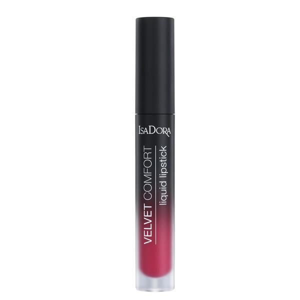 Isadora Течно червило - Velvet Comfort Liquid Lipstick, нюанс 60 Raspberry Kiss, Isadora 4 мл