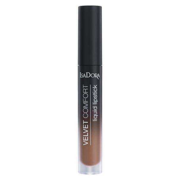 Isadora Течно червило - Velvet Comfort Liquid Lipstick, нюанс 68 Cool Brown, Isadora 4 мл
