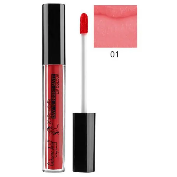 Alfar Течно матово устойчиво червило Alfar Catherine Arley Mademoiselle, нюанс 01 Rose Glacier, 5мл