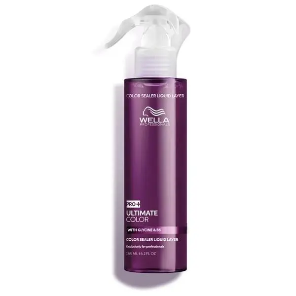 Wella Professionals Терапия без отмиване за запечатване на цвета с глицин и B5, за професионална употреба - Wella Professionals Ultimate Color - Color Sealer Liquid Layer, 185 мл