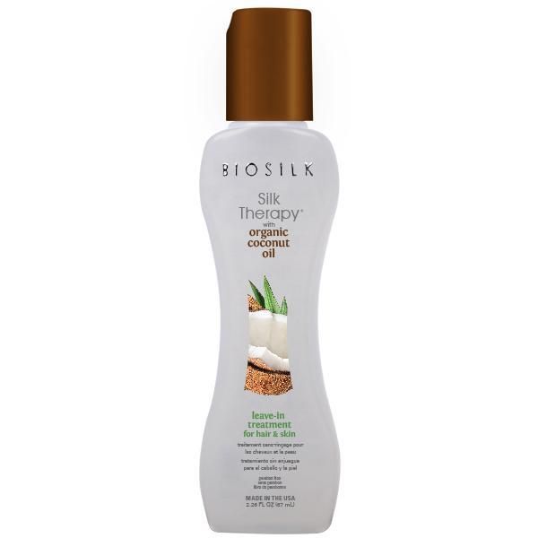Biosilk Терапия с кокосово масло за коса и кожа - Biosilk Farouk Silk Therapy with Coconut Oil Leave-In Treatment for Hair and Skin, 67мл