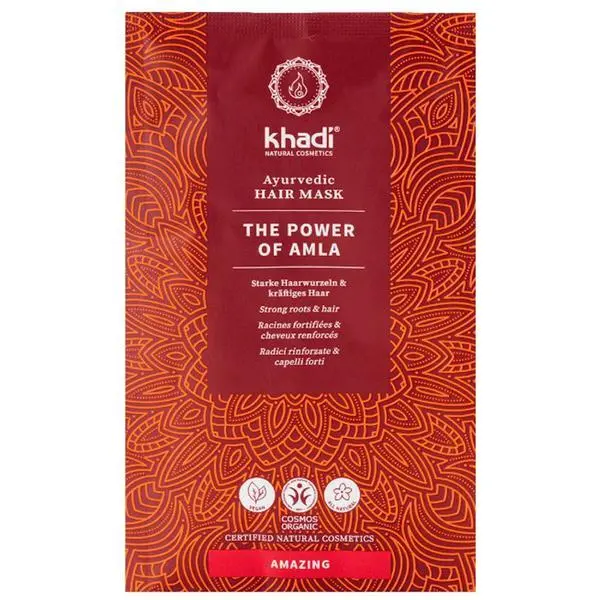 Khadi Терапия за коса с амла на прах - Khadi Ayurvedic Hair Mask The Power of Amla, 50 гр