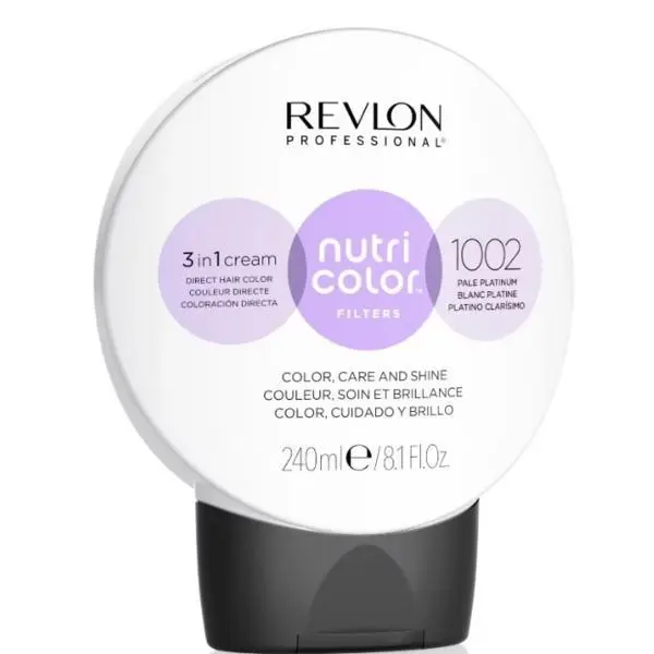 Revlon Professional Тинтер - Revlon Professional Nutri Colour Filters нюанс 1002 Pale Platinum, 240 мл