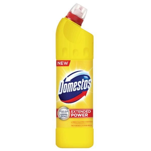 Domestos Тоалетен дезинфектант с аромат на цитрус - Domestos Thick Bleach Citrus Extended Power, 750 мл