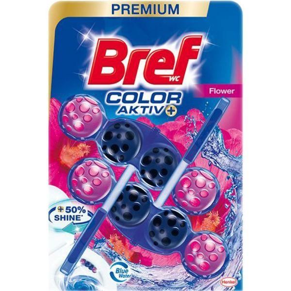 Bref Тоалетен освежител Brief Wc Color Aktiv Flower, 2x 50 гр