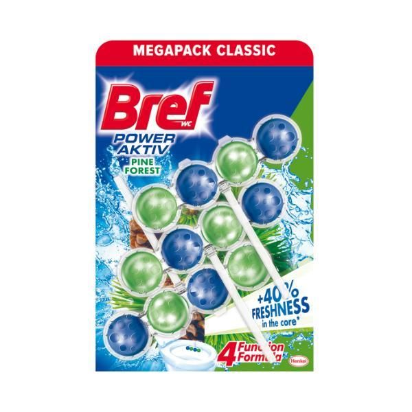 Bref Тоалетен освежител Brief Wc Power Aktiv Pine Forest, 3x 50 гр