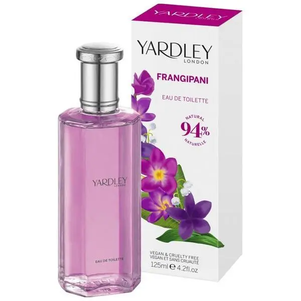 Yardley Тоалетна вода с нотки на плумерия - Yardley London Frangipani Eau de Toilette, 125 мл