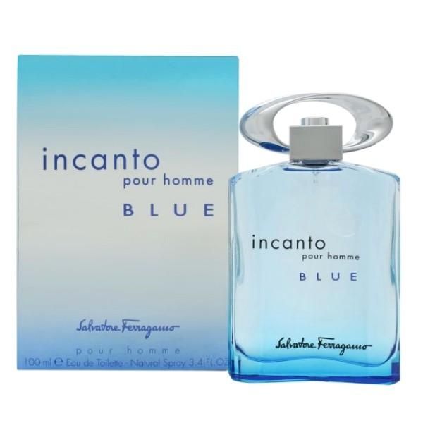 Salvatore Ferragamo Тоалетна вода Salvatore Ferragamo Incanto Blue pour Homme, Мъже, 100мл