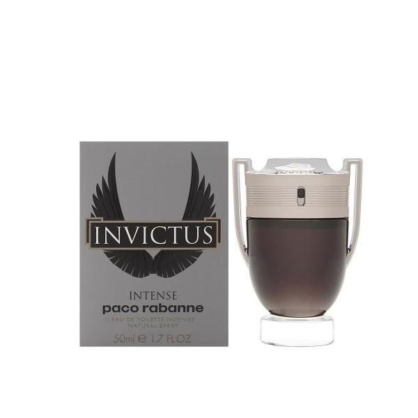 Paco Rabanne Тоалетна вода за мъже Paco Rabanne Invictus Intense, 50 мл