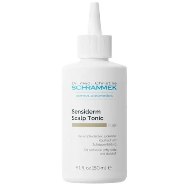 Dr. Christine Schrammek Тоник без отмиване за чувствителен скалп - Dr. Christine Schrammek Derma Cosmetics Sensiderm Scalp Tonic, 150 мл